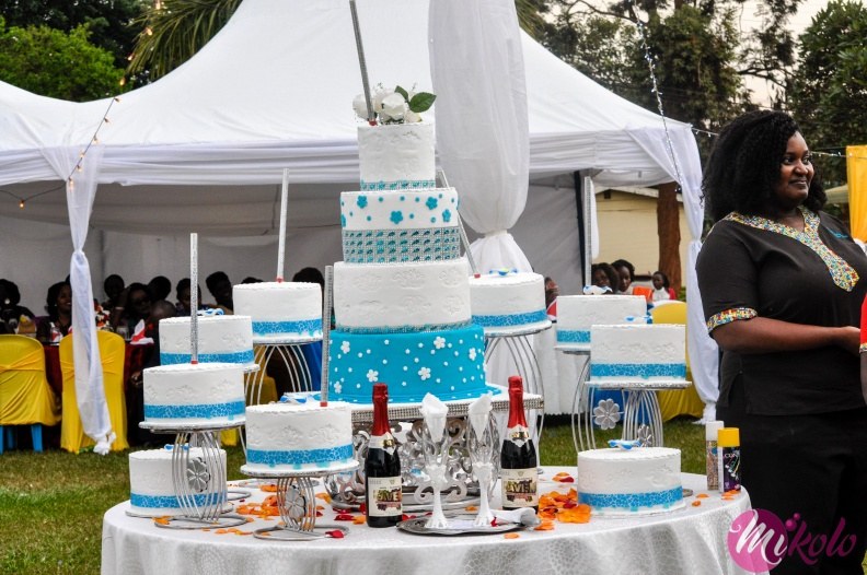 Photos: Fiona & Emma's Ice Blue Cake By Carledorian Cakes