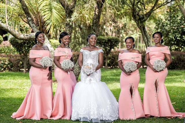 Must See: Anita Beryls Show Stopping Gowns At Val And Violas Wedding!