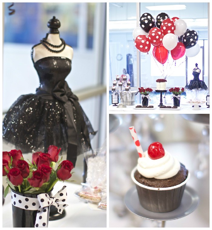 Inspirational: Slay At Your Birthday With Black, White + Red Elegant Decor Theme