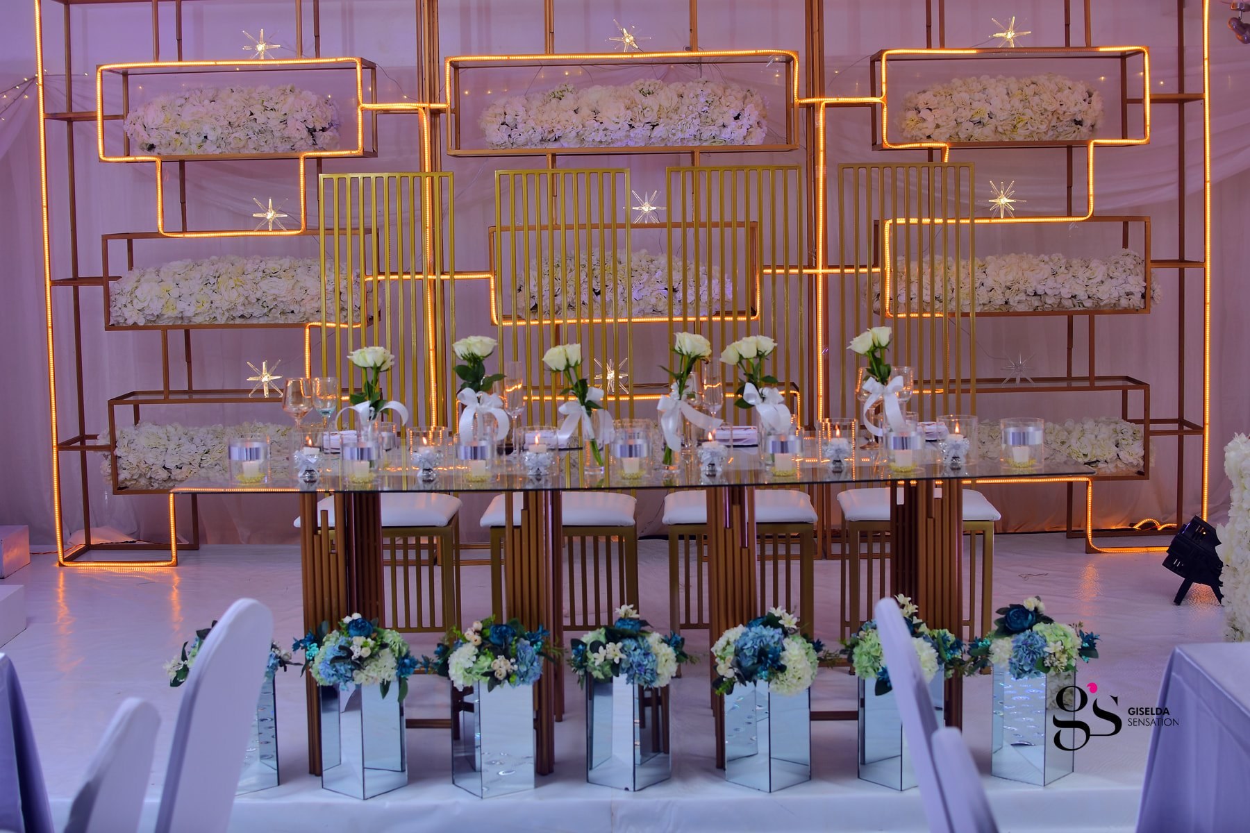 Giselda stuns Maria & Isaac in another wedding decor sensation