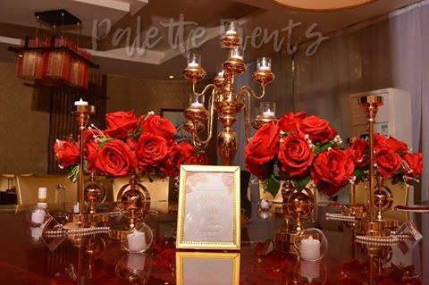 Precious' Red And Gold Affair Birthday At Kololo Court Hotel