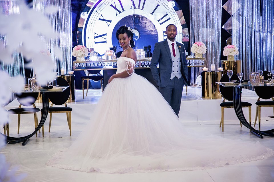 Photos: Heavenly Floral As Mindy & Young Walk Down The Aisle