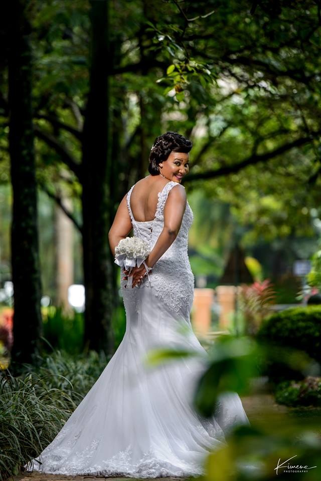 Cynthia on her wedding day - Photo by Kimera Photography