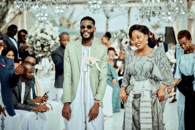 Glamour, pomp and elegance as Maria and Watson make it official