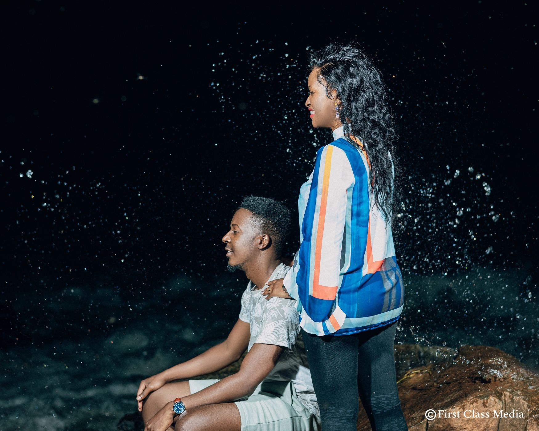 Miriam and Jeremiah at their prewedding along River Nile in Jinja