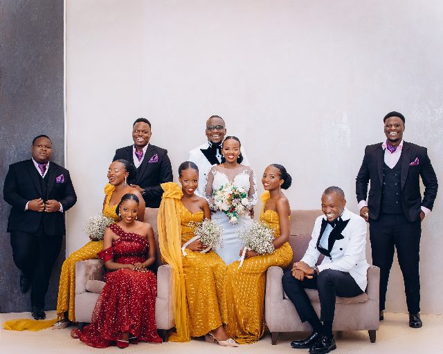 Comedian Emeka a.k.a The Romantic Mukiga weds Mackline Asiimire