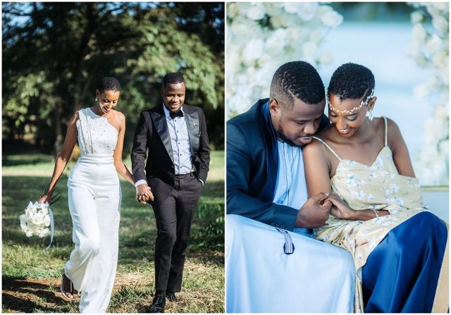 Liz's short hair catches our attention as two become one