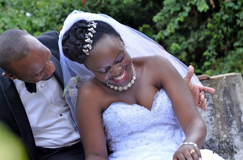 Glamour as Julius and Faith tie the knot