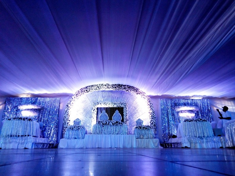 Artistic Decorations From Patrick And Veronica's Wedding At UMA Exhibition Hall