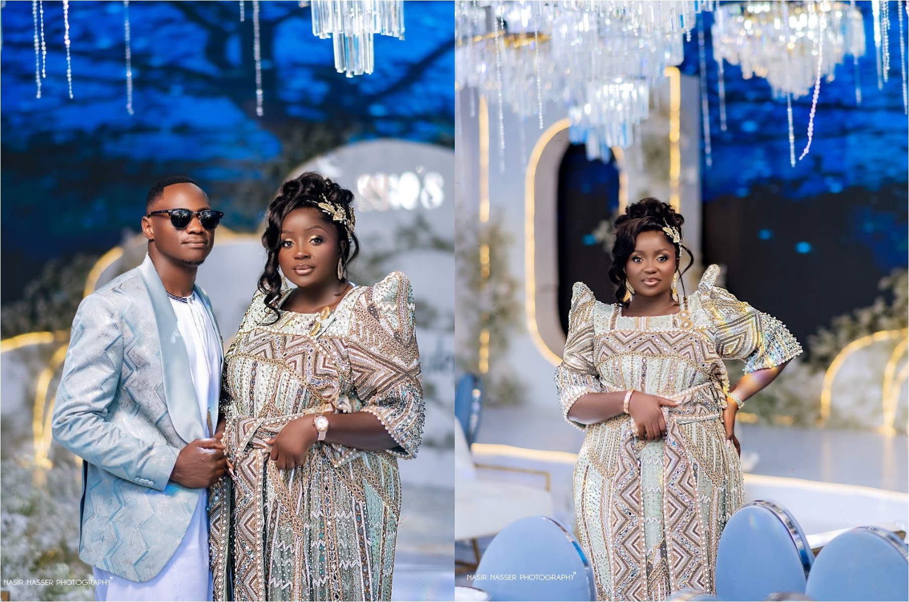 Photos: Essie Events’ Essie in glamorous kukyala with UK based deejay