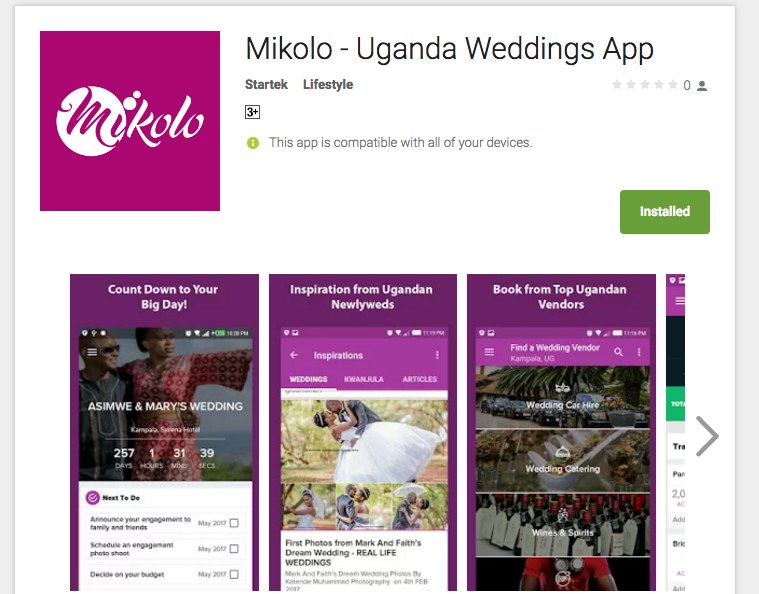 DOWNLOAD FREE Mikolo Ugandan Wedding Planning App, And Get More Done !