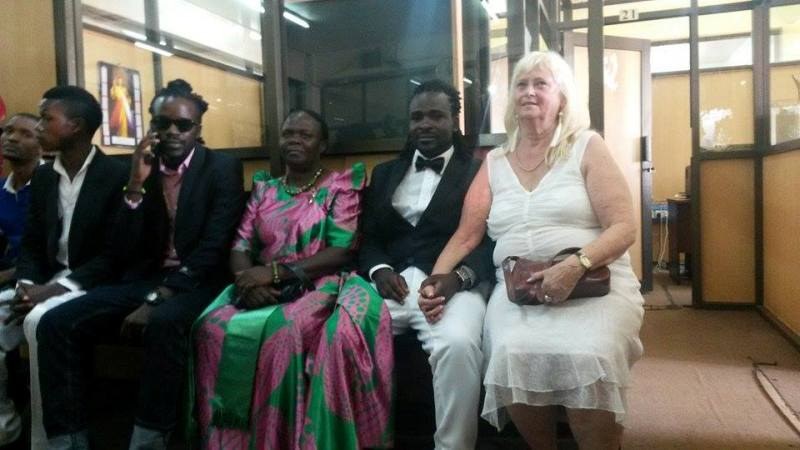 UGANDAN MUSICIAN WEDS GREAT WHITE GRANDMOTHER
