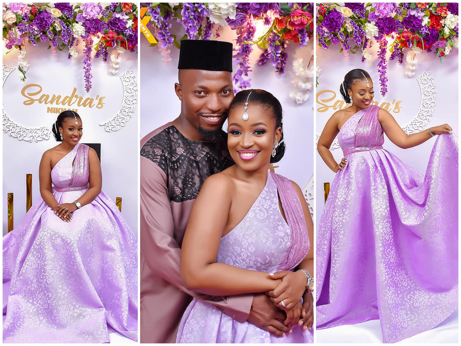 Unique Stunning Beauty As Sandra Hosts Her Nikkah