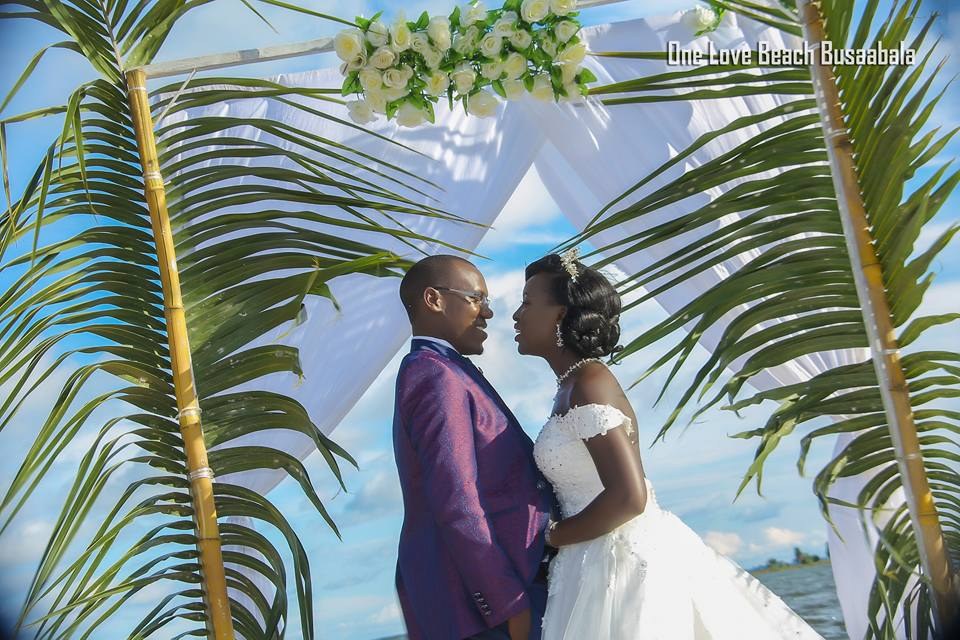 One Love Beach Hosts Maiden Wedding As Engineer Arnold & Doctor Sharon Tie The Knot