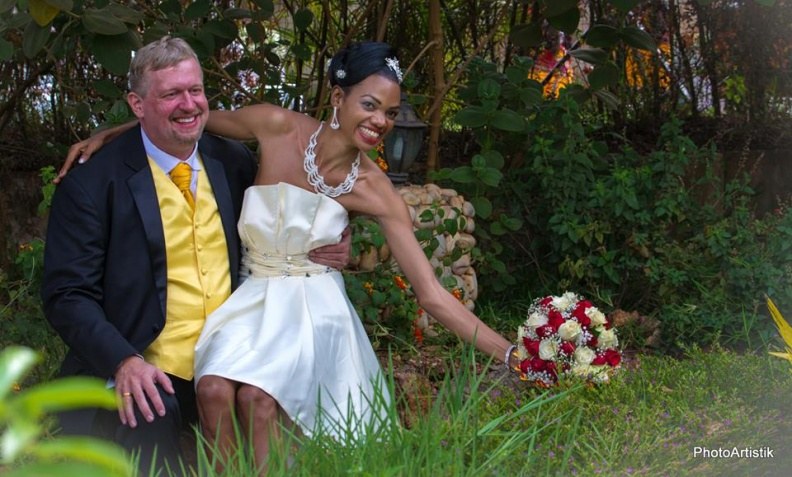 Love Beyond Borders, Lillian and Dirkscrolls Interracial Wedding in Pictures