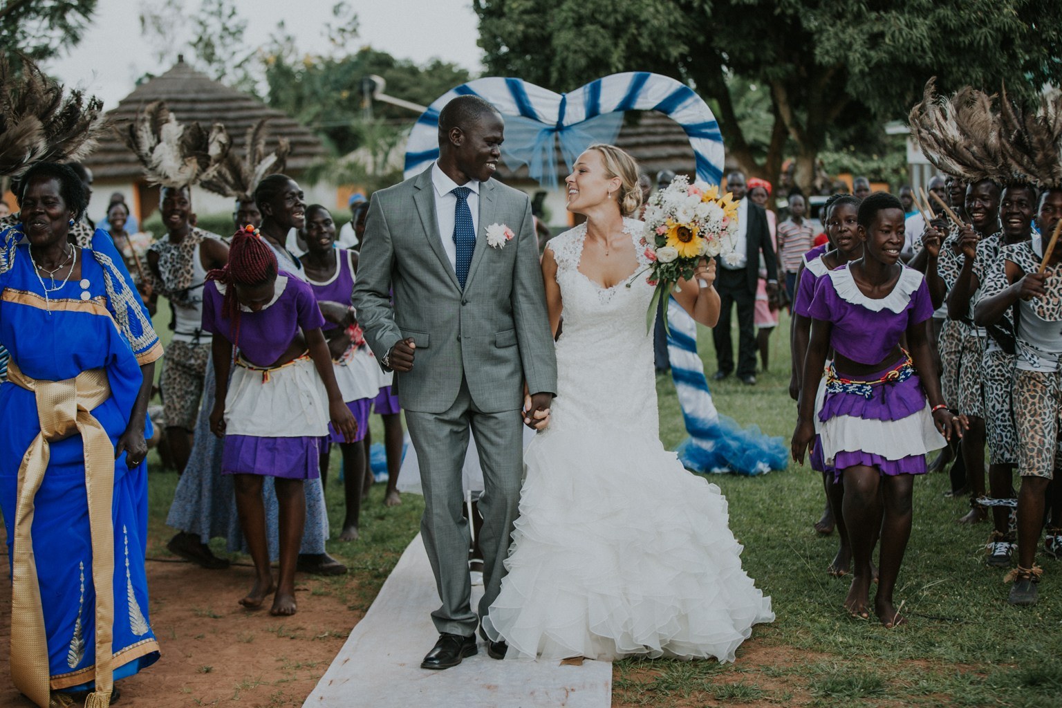 The American-Gulu Union: Tony Weds Karcie In A Totally Emotional Ceremony!