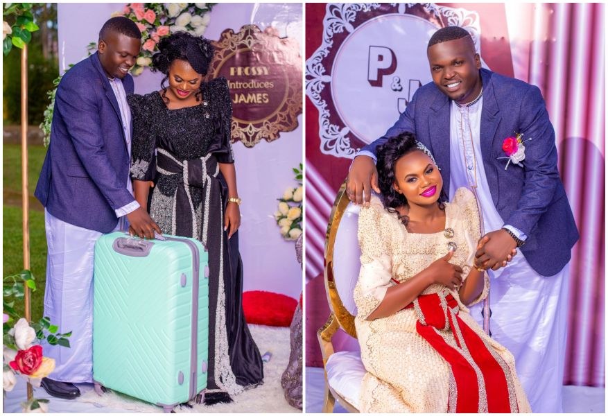 I met Prossy in a church singing group—James after being introduced