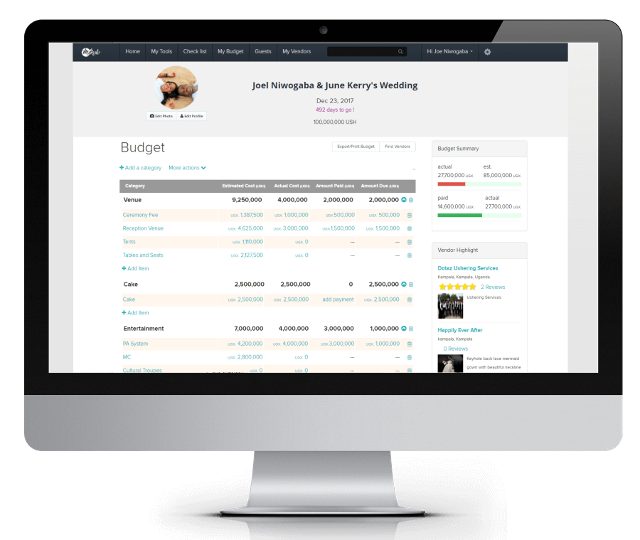 How to Use FREE Mikolo Wedding Budget Tool - Uganda Weddings Planning