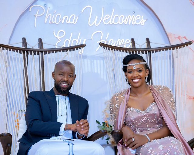 Hon. Phiona Nyamutoro introduces Eddy Kenzo at a private function