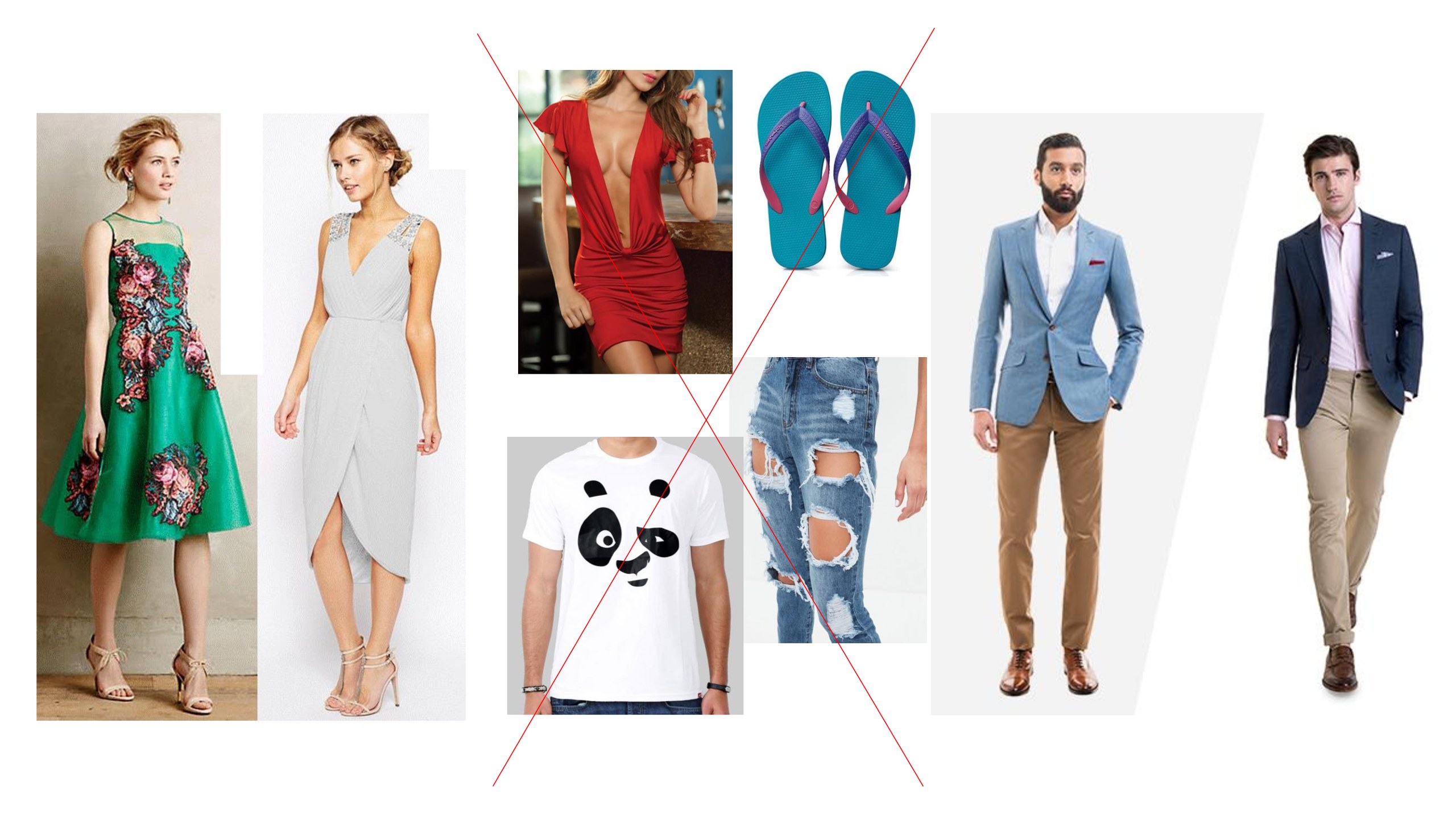 What Not To Wear To A Wedding