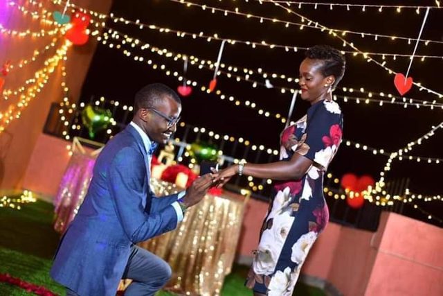 Love at NTV Uganda as Raymond Mujuni proposes to Rita Kanya