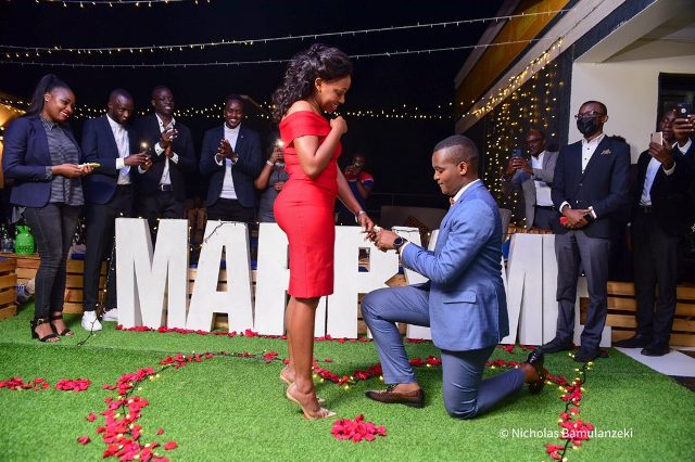 Canary Mugume is finally ready for marriage, proposes to longtime girlfriend Sasha Ferguson