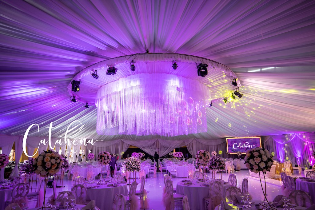 Catahena Decor makes a paradise out Kampala Parents Hall
