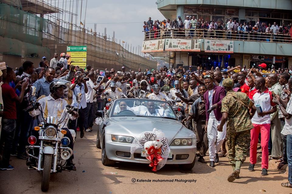 Kampala City Comes To A Stand Still As Bob Weds Hannah!