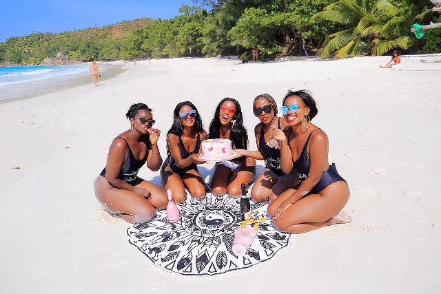 Exciting Photos From Tinah Teise?s Birthday In Seychelles