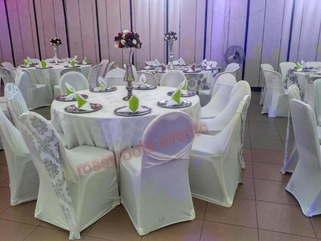 Isaac and Marion's White Wedding Decoration By Rossy Roots Events