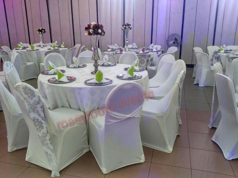 Isaac and Marion's White Wedding Decoration By Rossy Roots Events