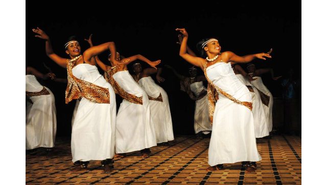 Cultural troupes perform the Kinyarwanda dance at an event captured by Dream Occasions Ug