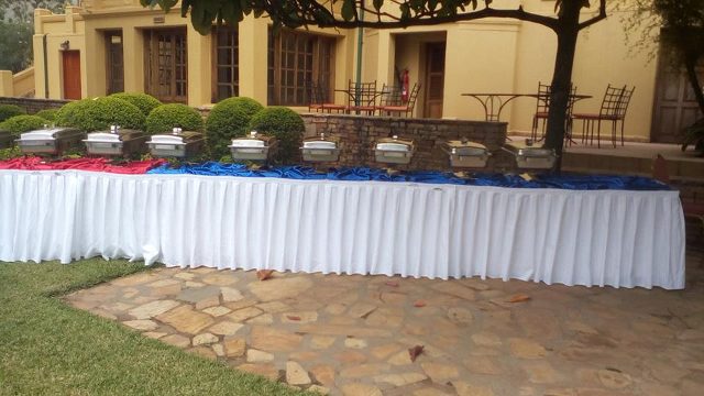 In house catering services at Emin Pasha Hotel