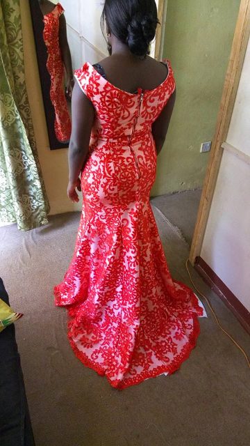 A changing dress tailored by Bloodworth