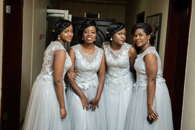 Bride Maids Hair Styling
