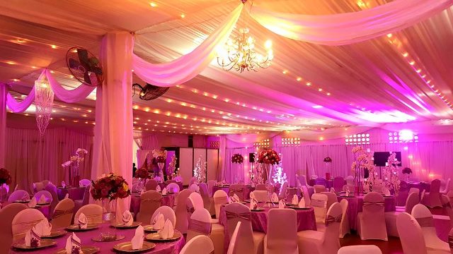 Albert & Maria's wedding decorations