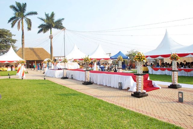 Wonderful decorations at Mawanda Royal Gardens