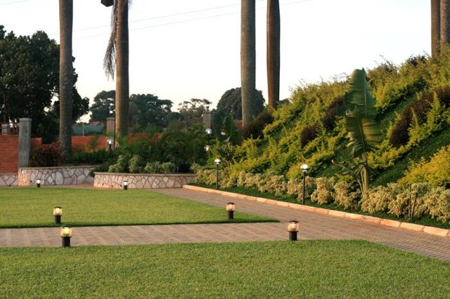 The green turf at Mawanda Royal Gardens