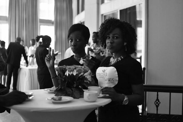 Sterling Ushers at an event in Kampala