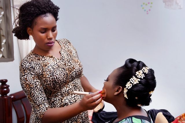 Vision Bridals taking the salon to the bride for her special day