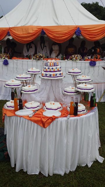 Well decorated cake supplied by New Day Bakery & Catering Services
