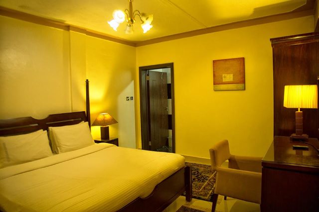 Inside one of the rooms at Mackinnon Suites