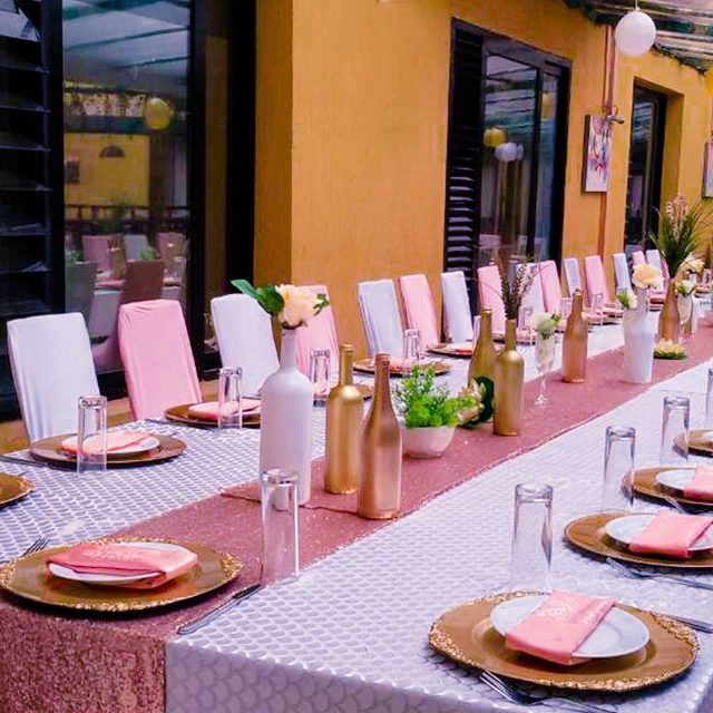 Wedding decorations at Mackinnon Suites