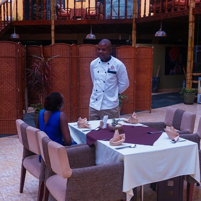 A guest being attended to at Mackinnon Suites