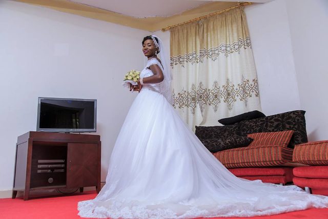 Sharifah on her wedding day, covered by Frame Medai