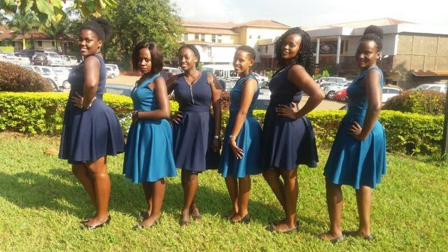 Ladies of Derfynation Ushering Team posing for a photo