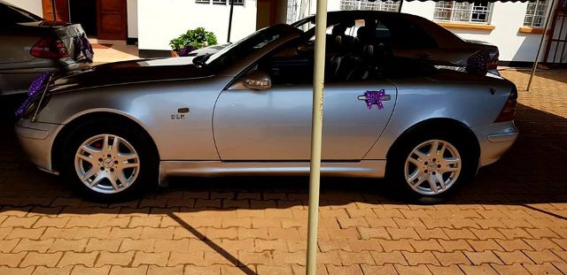 The convertible Mercedes Benz From Prime Rides Events