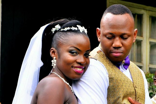 A bride and groom pose for a photo moment on their wedding day, Gerry Wedding Planners