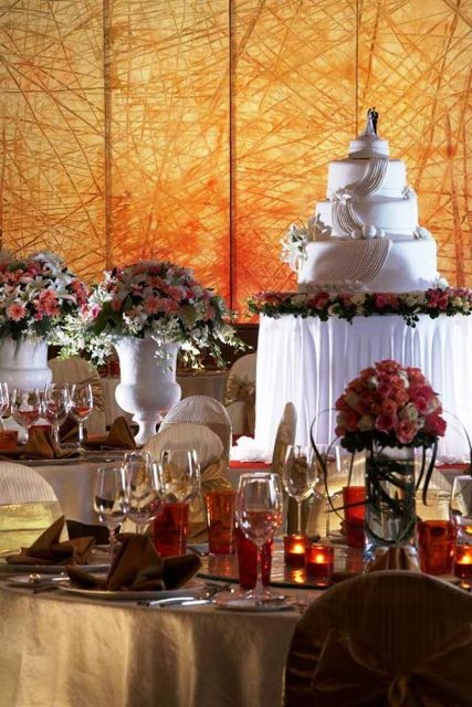 Wedding decorations at Kabira Country Club