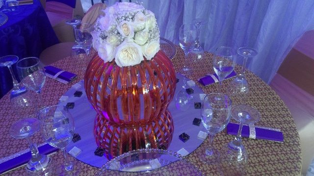 Floral Center Piece Decor by The Decor Mania